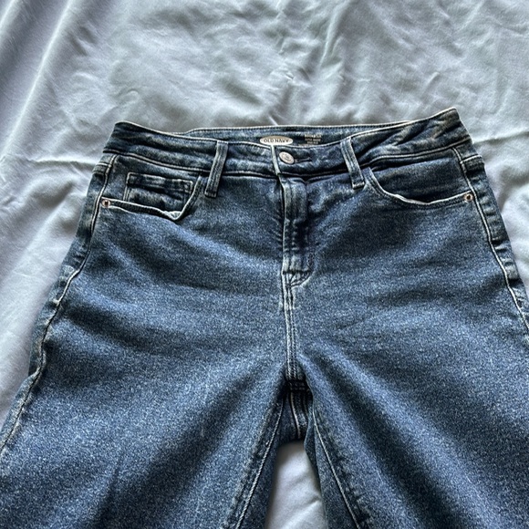 Old Navy - High Rise Rockstar Super Skinny High Rise Dark Acid Wash Jeans - Picture 3 of 3